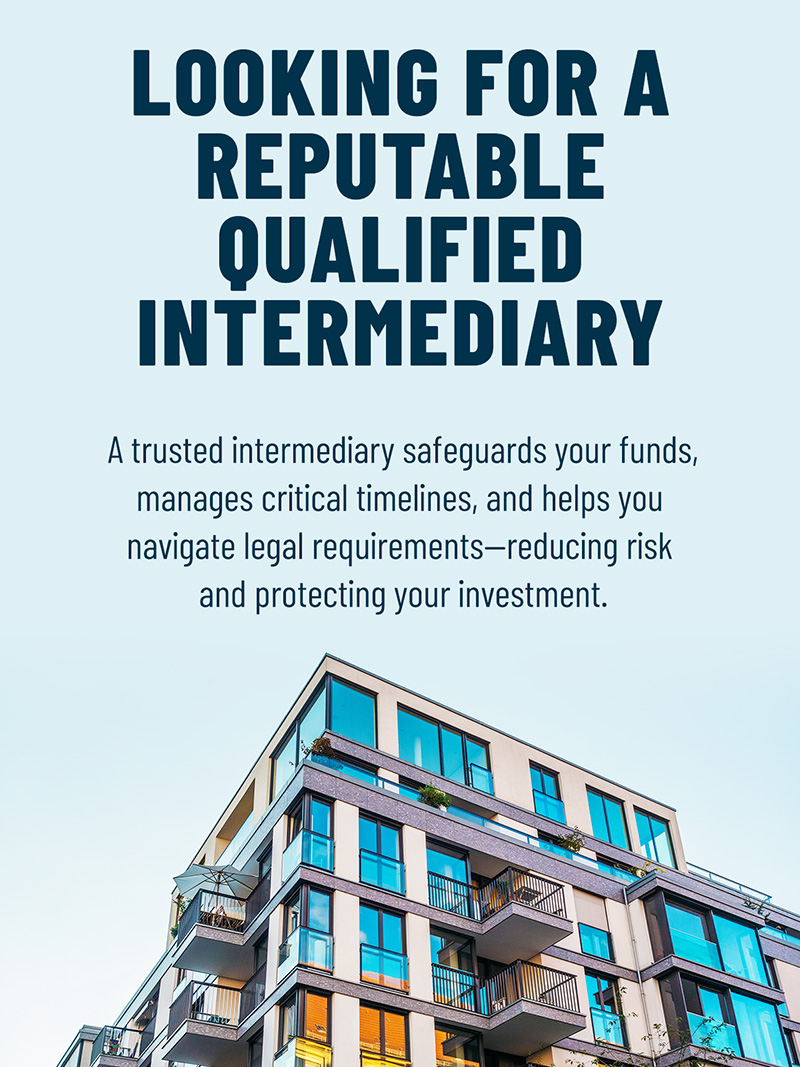 Looking For A Reputable Qualified Intermediary - Provident 1031