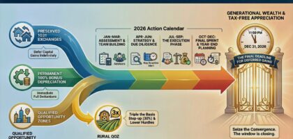 2026's Tax Trifecta: The Rural OZ Bonus and Your Month-by-Month Execution Calendar - Daniel Goodwin - Provident 1031